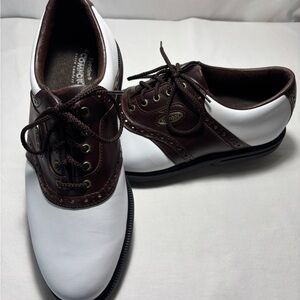 Brand New Two-Tone Brown and White Foot Joy Men’s Golf Shoes